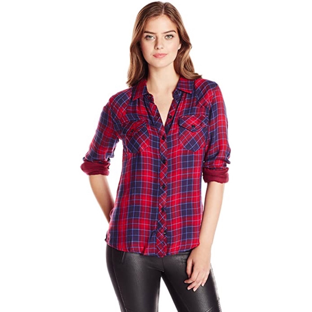 RAILS Kendra plaid button down shirt